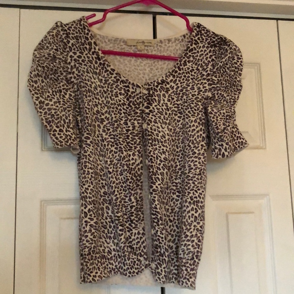 Leopard Print Cardigan